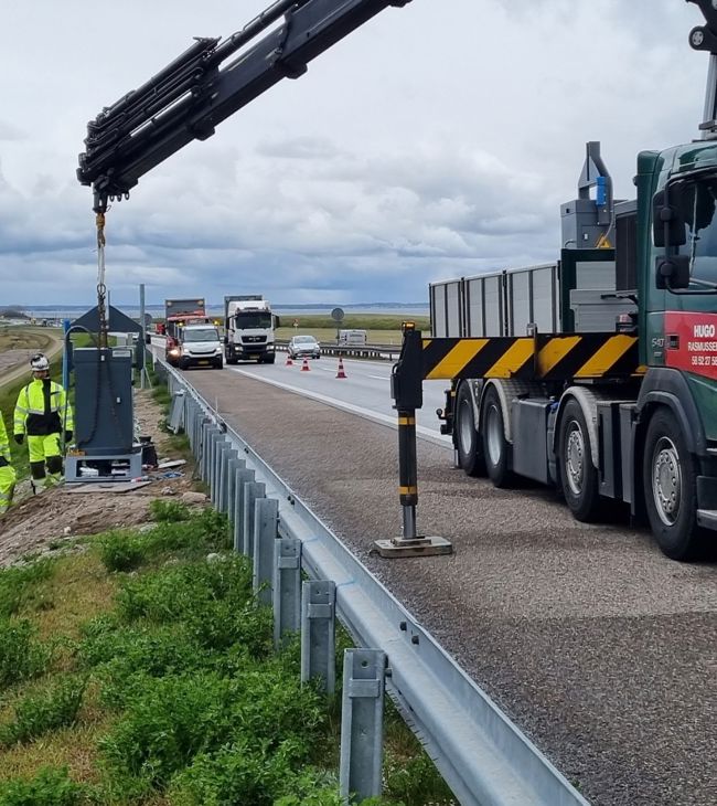 CBRE har leveret styretavler og programmeret bommene til Storebælt Bomanlæg