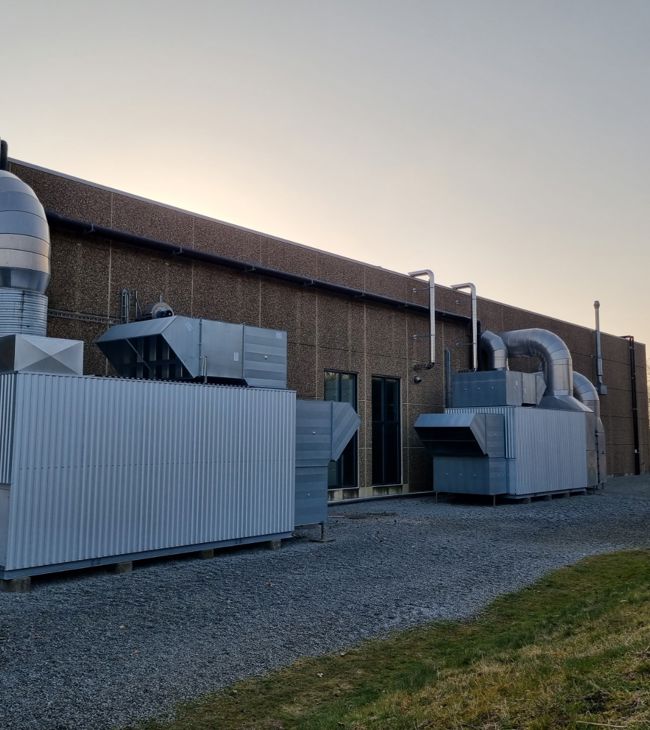 Fødevarevirksomheden Dragsbæk fik nyt CTS- og ventilationsanlæg på 48 timer